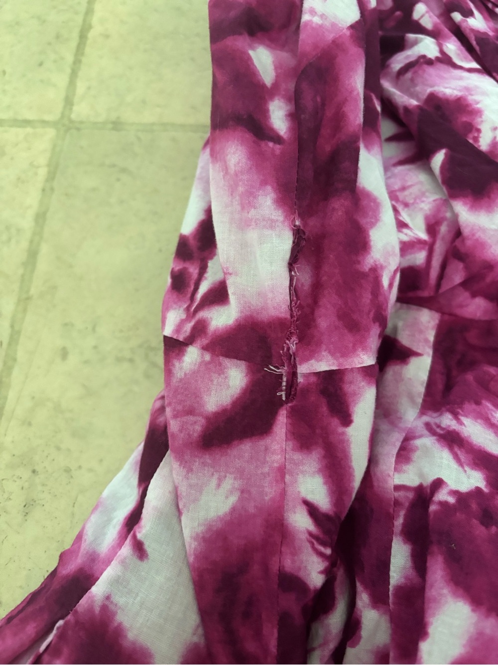 Jones Wear Magenta Floral Midi Wrap Dress - Picture 2 of 5